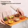 Japanese Style Sauce Bowl 5Pcs Sakura Dipping Dish PP Condiment Plate for Sushi Hot Pot BBQ Nesting Bowls BPA-Free Stackable And Cold Holder