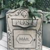 Outdoor Metal Mailbox For Storing Messages Leaving Message Decorate Your Home and Office Retro Rustic Mailbox