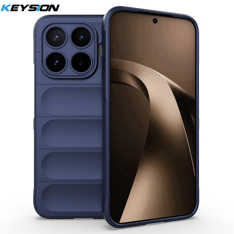 KEYSION Прочный противоударный матовый чехол для телефона Xiaomi 17T Pro 5G Противоскользящая мягкая силиконовая задняя крышка для телефона Xiaomi 17T 5G