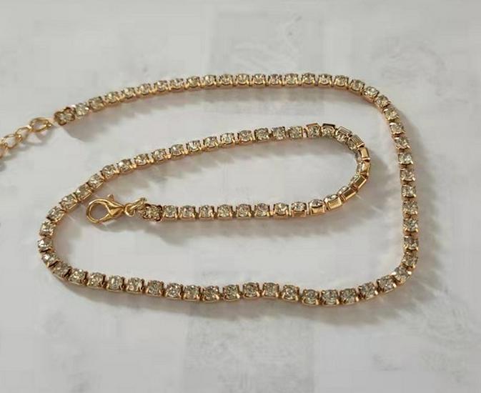 Элегантное европейское и американское бриллиантовое колье-чокер