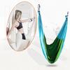 Aerial   Fitness Hanging Grip Inversion Trapeze Swing Sling Hammock(Blue Green)
