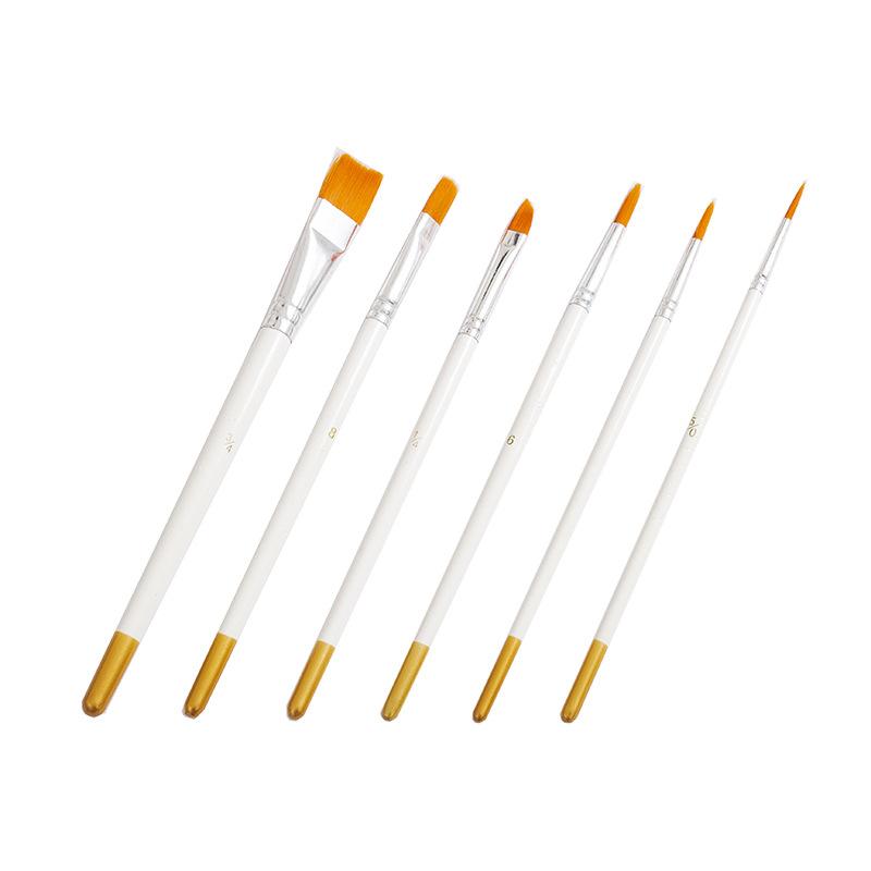 Набор кистей для рисования, нейлоновая щетка для акриловой живописи, масляной акварельной краски, художественная кисть для детей и студентов, художественные принадлежности для рисования