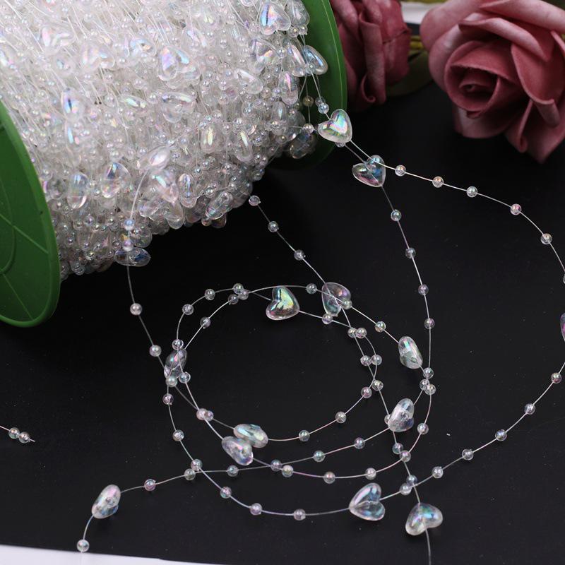 8+3 Звездное небо жемчужная цепочка с бусинами и фонариками для украшения свадьбы цветами