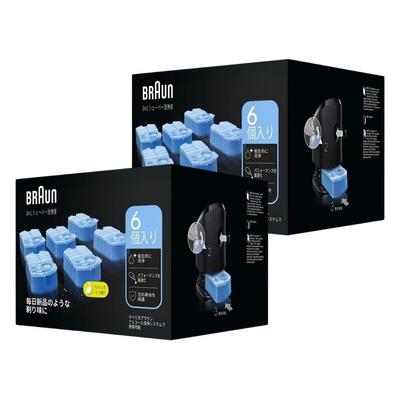 Чистящая жидкость Braun Alcohol Cleaner Liquid x 2 коробки для бритвы CCR6 CR [Набор 2] (6 шт.) мужской [Подлинный]