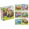 Educational Jigsaw 3D Cube Puzzle Dinosaur Montessori Wooden Puzzle Bricked Up STEM Learning Magnetic Puzzle Table Game