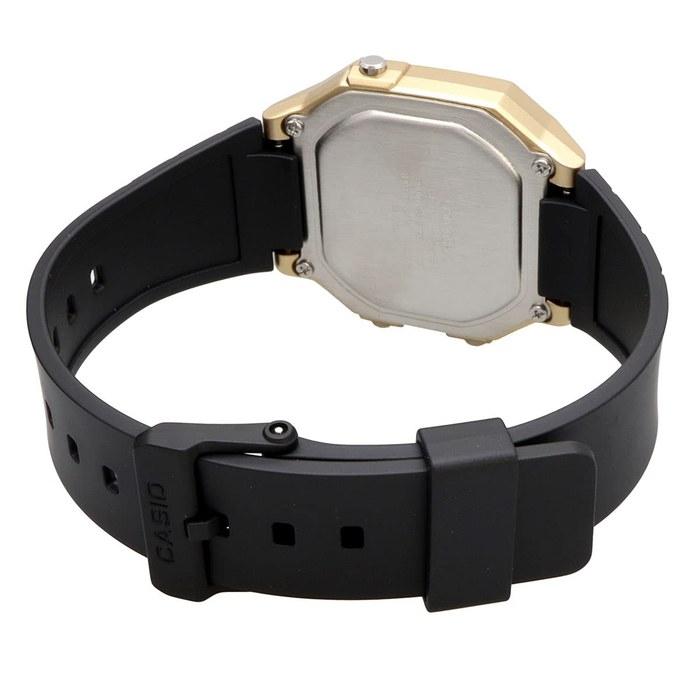 Casio Стандартные часы W-217HM-9A, Мужские/Женские/Детские, Цифровые, Дата, Золотой/Черный