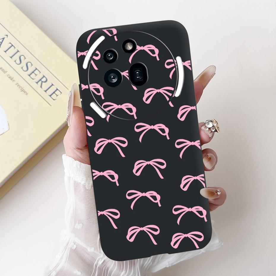 Fashion Design Phone Case For Nothing Phone (3a) Pro Phone3a Black Silicone Soft Cover For NothingPhone 3a 3 a Pro Cases Bumper