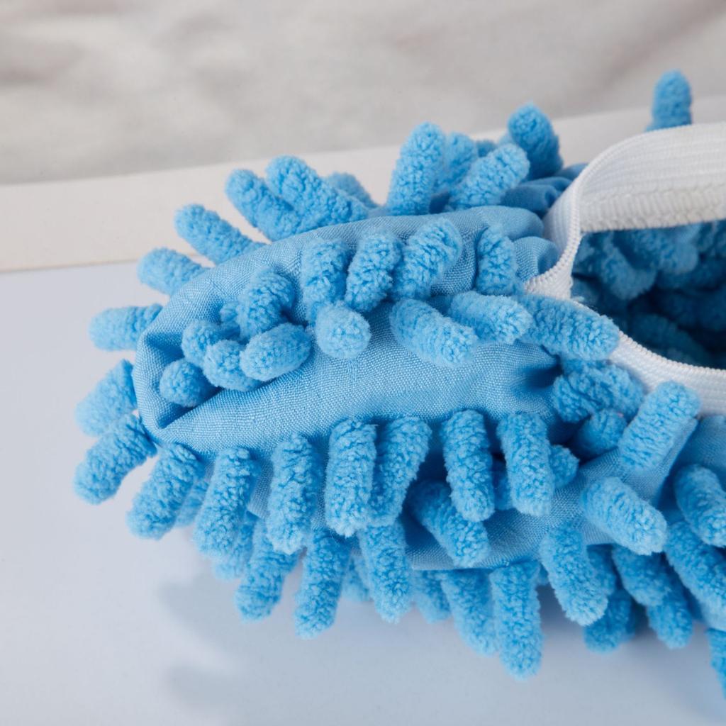 Chenille Shoe Covers Mop Slippers Reusable Washable Cleaning Slippers for Dusting and Floor Cleaning