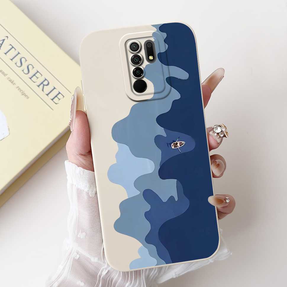 For Xiaomi Redmi 9 Case Cute Cartoon Rabbit Cat Soft Silicone Cover For Redmi 9 M2004J19AG M2004J19G Bumper Phone Case Funda