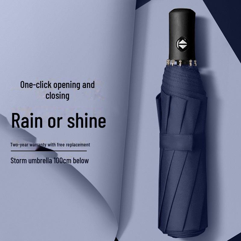 Fully Automatic Large Umbrella - Dual-Use for Sun and Rain, Anti-UV Protection