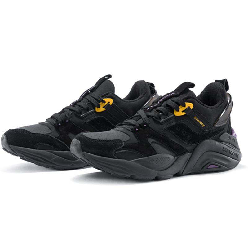 SAUCONY Gram 9000 Зимняя повседневная обувь Женские Низкий верх Черный/Фиолетовый Saucony S69001-2