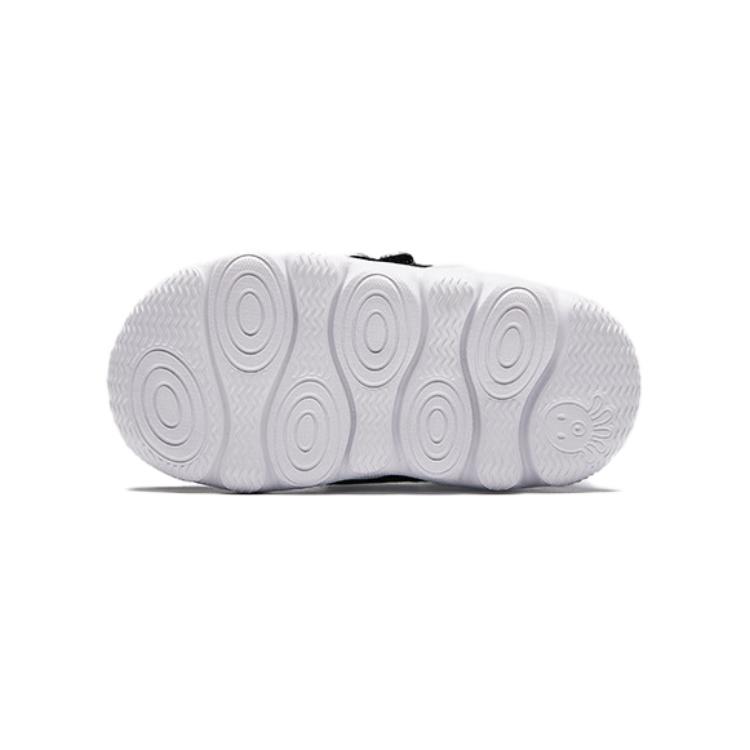 Anta Comfortable Breathable Non-Slip Shock Absorbing Low-Top Walking Shoes Baby Shoes White Black A312420021-1
