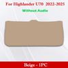 Для Toyota Highlander U70 U50 U40 2009-2026 Защитная накладка от пинков на дверь багажника автомобиля Коврик для защиты задней двери Вкладыш в багажник Аксессуар для интерьера
