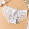 Дышащее нижнее белье без следов для женщин, сексуальные кружевные трусы с кружевной талией, милое нижнее белье в стиле девушки
