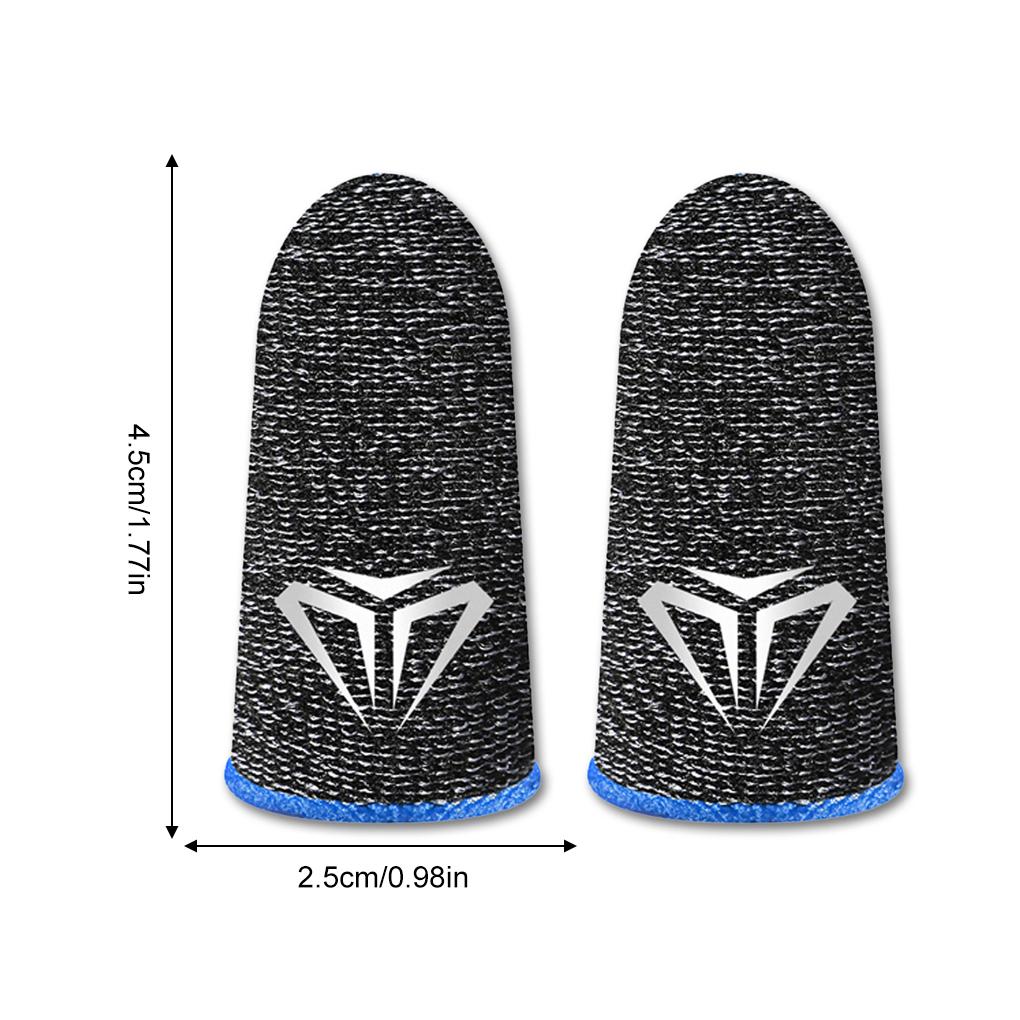 10 шт. чехлов для игр на пальцы для мобильных телефонов, чувствительные, устойчивые к поту, нескользящие перчатки, не оставляющие отпечатков пальцев, ультратонкие волокнистые чехлы