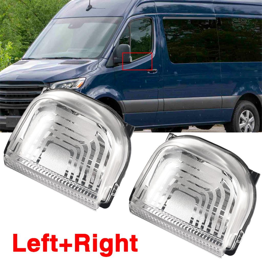 Накладка с указателем поворота для зеркала заднего вида для Mercedes Sprinter 1500 2500 3500 2018-2024 OEM 9109064700 A9109064600