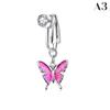 Faux Fake Belly Ring Butterfly Fake Belly Piercing Clip On Umbilical Navel Belly Button Cartilage Clip On Earrings Body Jewelry