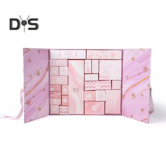 DIY Christmas Advent Calendar Boxes 2024 Empty Box To Fill 24-Day Christmas Countdown Calendar Make Fill Your Own Christmas Gift Box