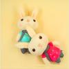 13CM Cartoon Scarf Bear Plush Toys  Rabbit Stuffed Toy Keychain Pendant Bag Pendant Christmas Gift For Girl Or Boys