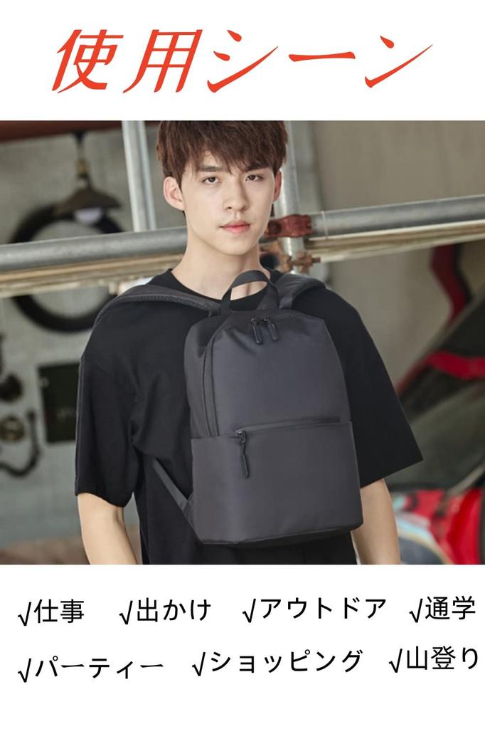 [Clair&Gina] Дорожная сумка, рюкзак, ткань Оксфорд, легкая, компактная, рюкзак, для деловых поездок, поездок на работу, для школы, мужская, женская (черный)