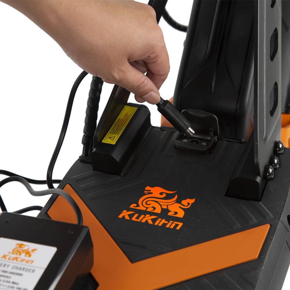 Электросамокат Kukirin GII MAX 1000 Вт, Макс. скорость 55 км/ч, Запас хода 70 км, 48 В 20,8 Ач, 10" Внедорожные шины, Складной, ЖК-дисплей, IP54, Задний привод