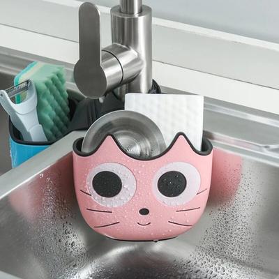 1 шт. мультяшный кот креативный мешок для слива раковины кухонное хранение и подвесная корзина для хранения и слива подвесная сумка