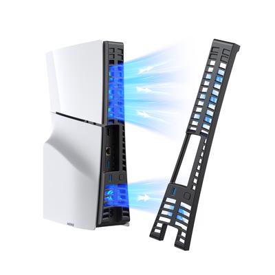KIWIHOME PS5 Slim Охлаждение PS5 Охлаждение 4 Температура Охлаждения Воздушный поток USB Низкий LED Улучшенный Нагрев PS5 Совместим с Новой PlayStation 5 Стандартный Диск