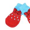 4Pcs Socks Heart-shape Printing Comfortable Dog Accessories Non-Slip Warm Paw Protector for Pet