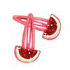 Fun Hair Tie Watermelon Sequined Hair Clip Party Headpiece Fruit Hair Tie for Music Festivals Photo Booth Props