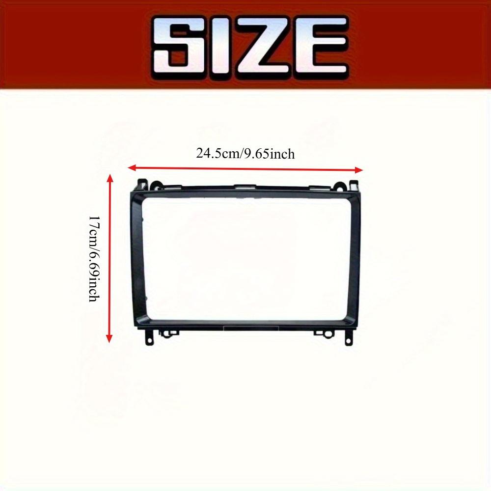 Car Fascia for Mercedes Benz A-class W169 B-class W245 W906 for Sprinter Viano Vito for VW Crafter 9-inch panel frame Kit Interior Mouldings