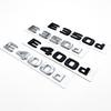 SXFA2 Black Silve Letters E200 E260 E300 E400 E450 E220d E350d E400d 4Matic ABS Emblem for Mercedes Benz Car Trunk Logo Sticker