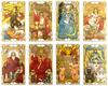 Golden Art Nouveau Tarot 78 Miniature Tarot Tarot with Japanese Authentic Product I.I.J Mini, Cards, Cards, Reading, Instructions,