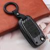 Силиконовый чехол-брелок из углеродного волокна для Volkswagen Vw Golf Bora Jetta Polo Passat B5 B6 Skoda Octavia A5 Fabia Seat Ibiza