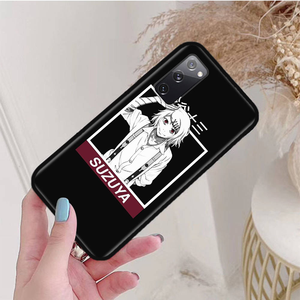 Черный чехол для Xiaomi Poco X6 X4 M5 M6 F5 F6 C65 C55 C50 C51 C40 Pro Redmi 14C A3X 13C 12C 11T 10A 9C Note 7 6 8A Plus W-57 Tokyo Ghoul Juuzou