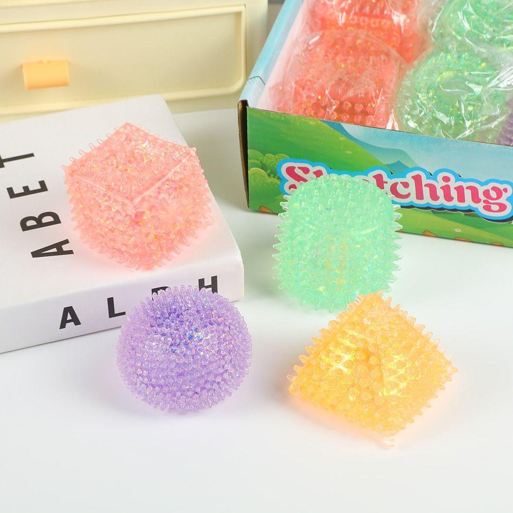 Geometric Shapes Maltose Fidget Squishes Slow Rising Sensory Toy Squishy Ice Ball Office Home
