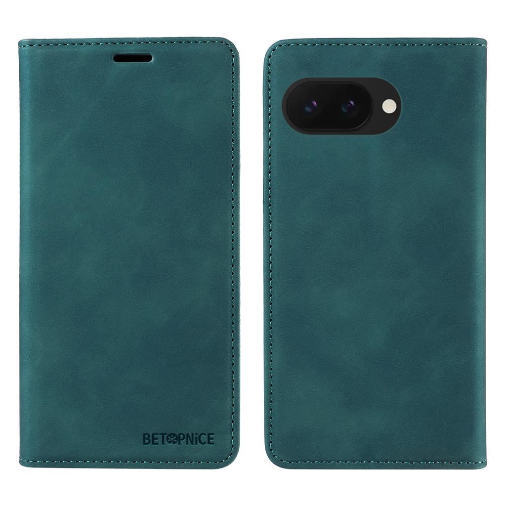 BETOPNICE 003 Чехол-кошелек для Google Pixel 9a Кожаный чехол для телефона с подставкой