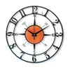 Morden Metal & Wooden Wall Clock for Living Room Bedroom Office Kitchen Stylish Wall Clock for Home and Hall Designer Big Size Modern