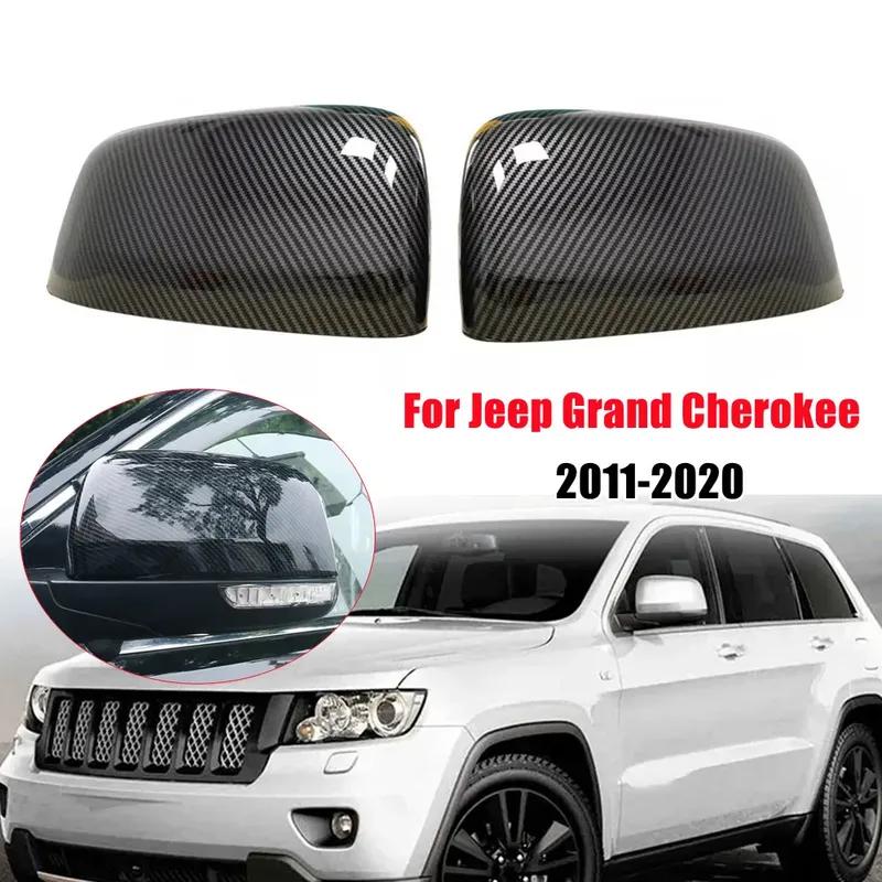Для Jeep Grand Cherokee Dodge Durango 2011- ABS Накладка на зеркало заднего вида боковое крыло накладка на дверь автомобиля наклейка