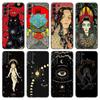 Witches Moon Mystery Totem Phone Case For Samsung Galaxy S20 S21 FE S22 Ultra S10 Lite S10E S9 S8 Plus S7 Edge Soft Black Cover
