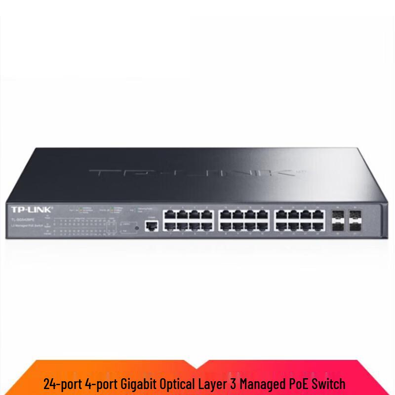TP-LINK TL-SG5428PE 24-Port Gigabit PoE+ Managed Switch