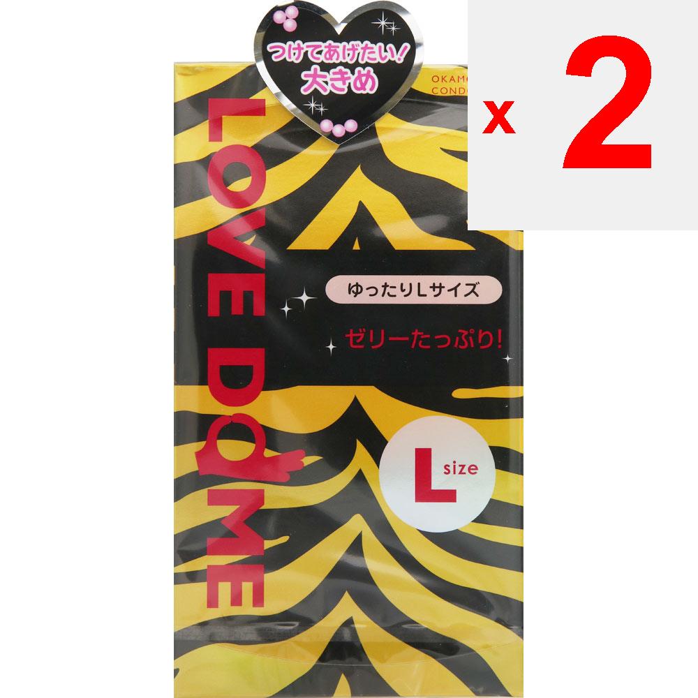 okamoto Купол Love L 12 шт.. Упаковка 1 шт. Стандартный тип - Большой размер - Большое количество желе! Пакет из 1