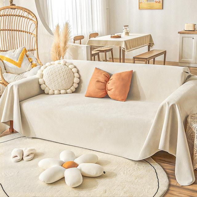 Сплошной цвет, чехол для дивана, водонепроницаемый, нескользящий чехол для дивана с домашними животными, секционный чехол для дивана на 1, 2, 3, 4, 5 мест, защита от полотенец, защита от кошачьих царапин