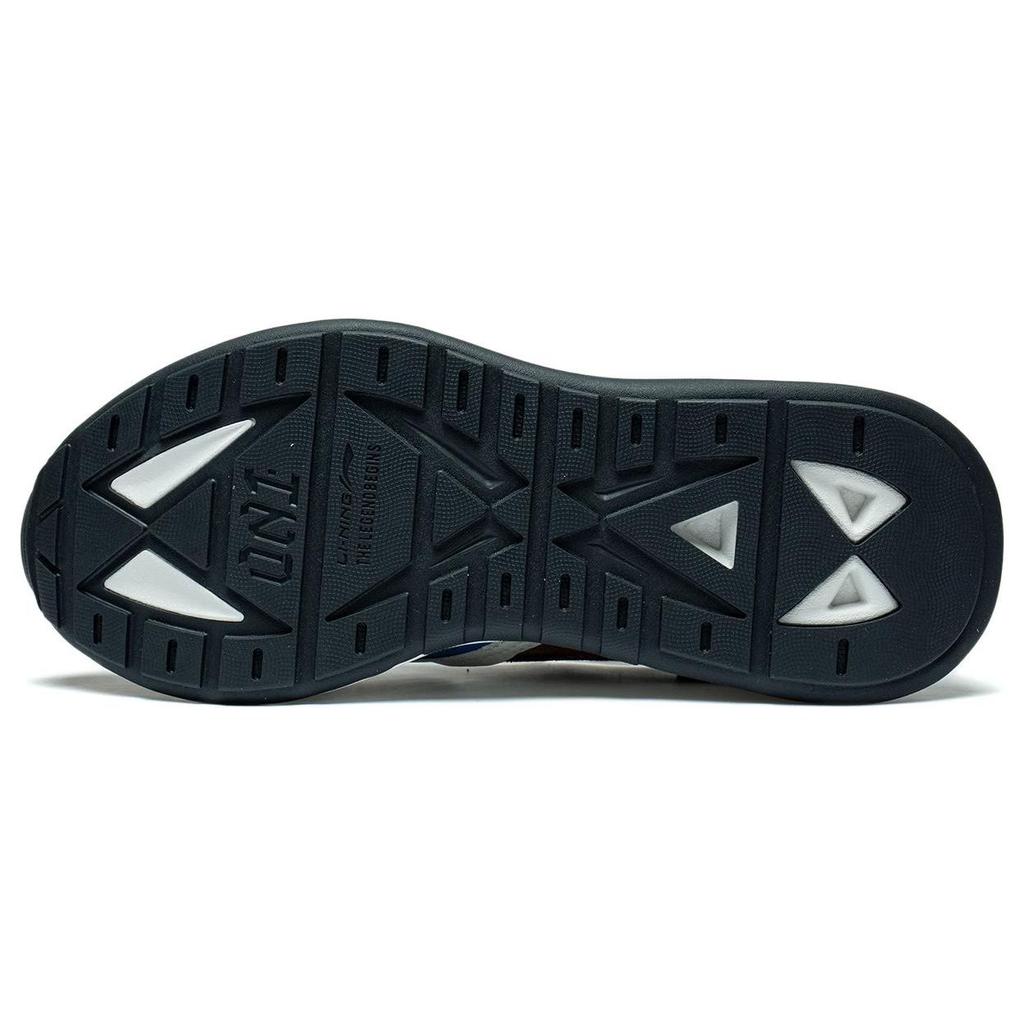 Li Ning 001 Original V2 Durable Breathable Low-Top Sports Casual Shoes Men Sneakers Brown White AGCT017-4