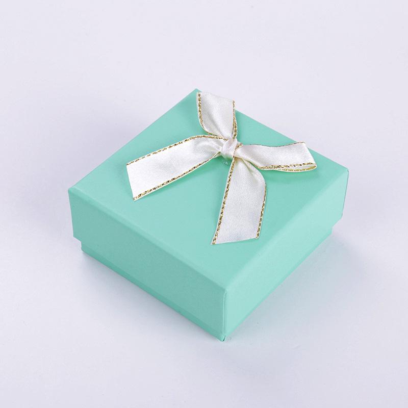 Jewelry box - stylish sterling silver tag exquisite necklace box, earring box, ring packaging box