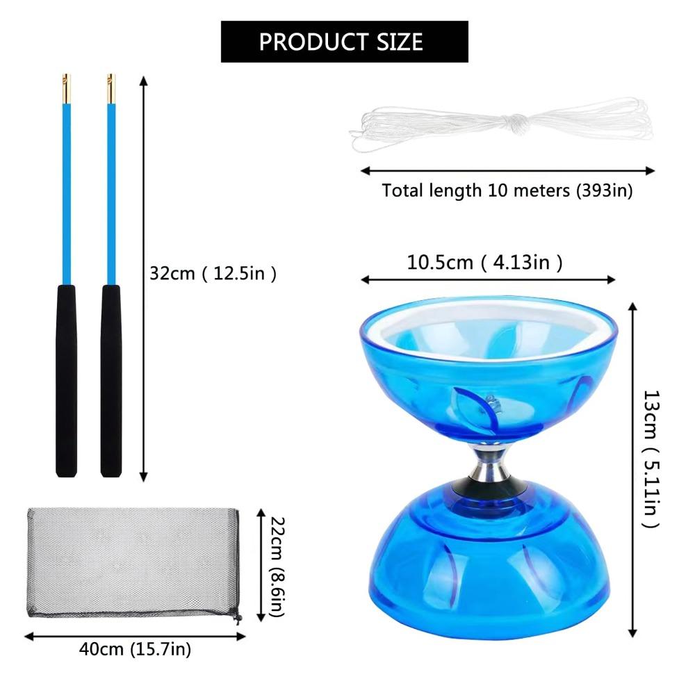 Кожаное китайское йо-йо, мягкая игрушка Diabolo, бодибилдинг, китайское Diabolo Child