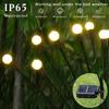 10LEDs Solar Firefly Lights Outdoor Sun Powered Light Solar Garden Home Lawn Fairy Light Landscape Lamp Atmosphere Lampu