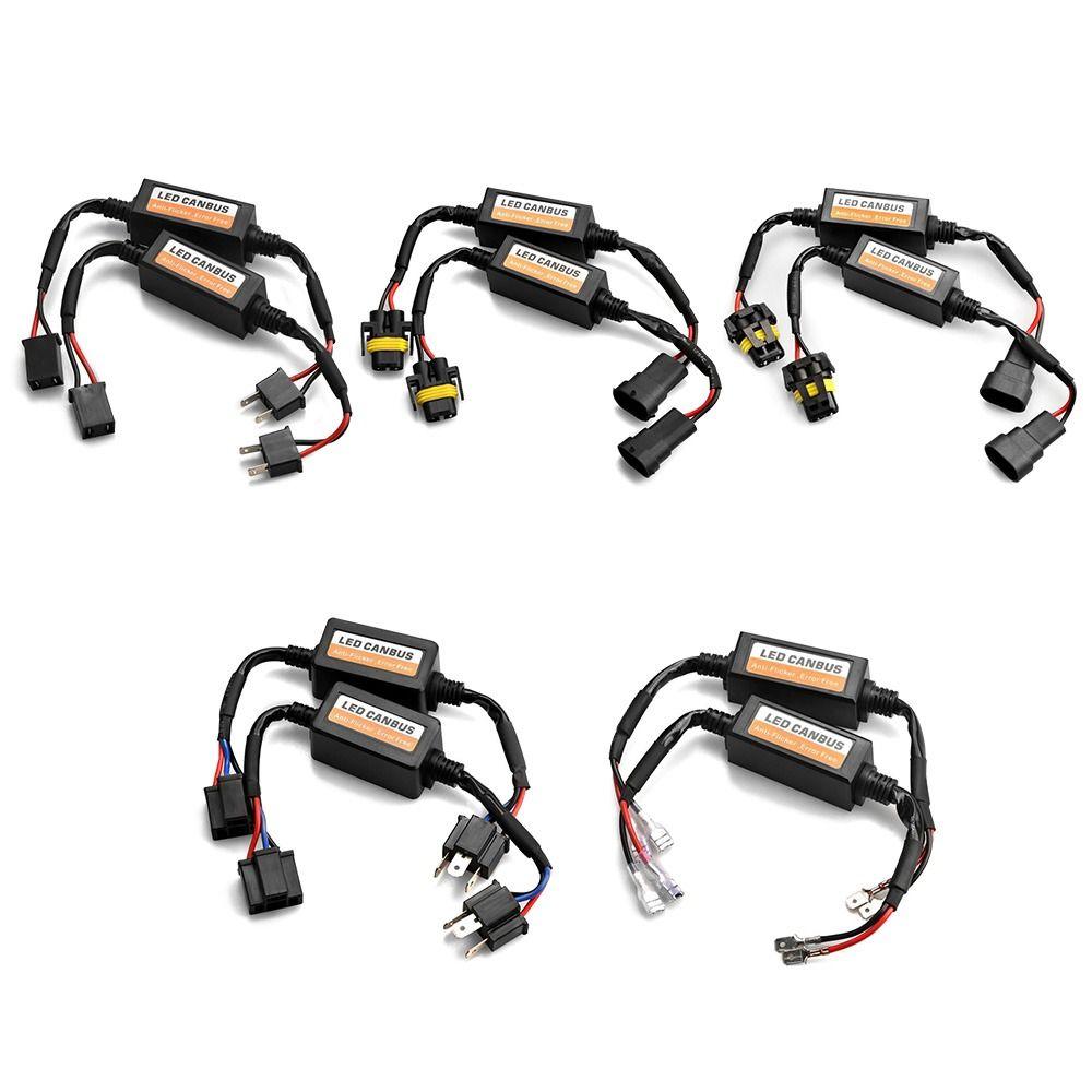 H1/H3/H4/H7/H8/H9/H11 Automotive LED Canbus Load Resistor Controller Fault Eliminator LED Decoder Light Error Free 12V Resistor