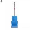 Nail Art Drill Bit Dead Skin Removal Cylinder Ball Needle Head Manicure Tool