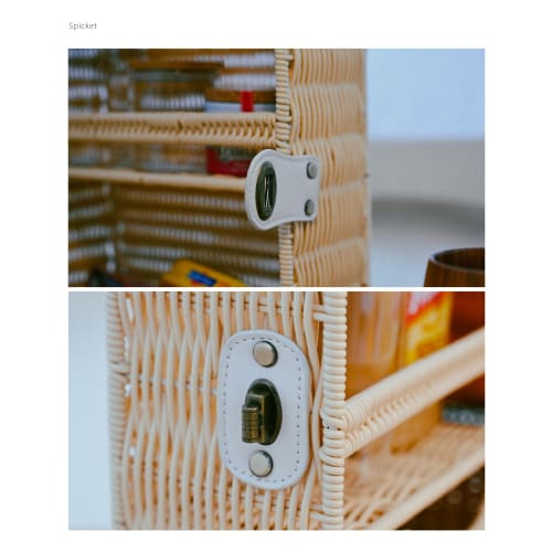 Многофункциональный ящик для хранения S'more, корзина для пикника, ящик для специй, пикник, на открытом воздухе, ящик для хранения кепок (Кран)