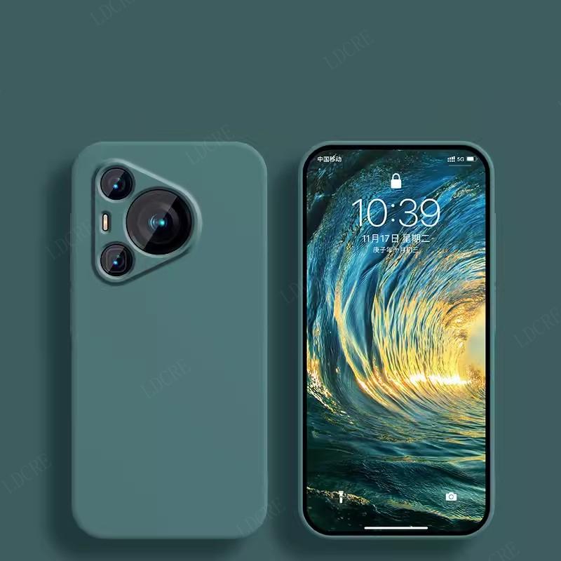 Для Huawei Pura 70 Pro Чехол Крышка Huawei Pura 70 Pro Capas Новый Задний Оригинальный Ударопрочный ТПУ Мягкий Чехол Huawei Pura 70 Pro Fundas